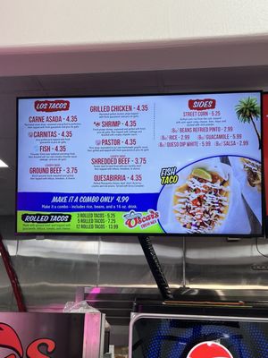Menu photo 1 Oscar's Fresh Mex Port Arthur, TX