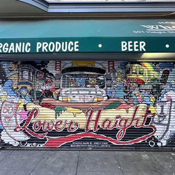 Lower Haight - Whole Food market mural - Local Flavor Near Me