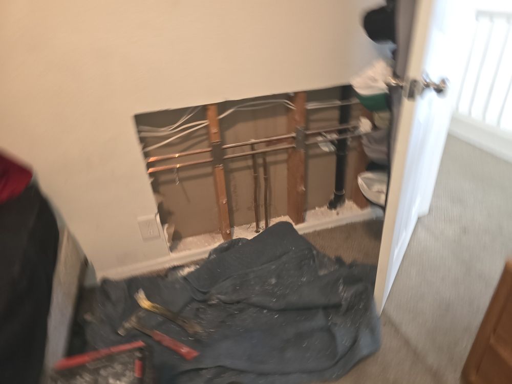 Slide of Under the Sink Plumbing