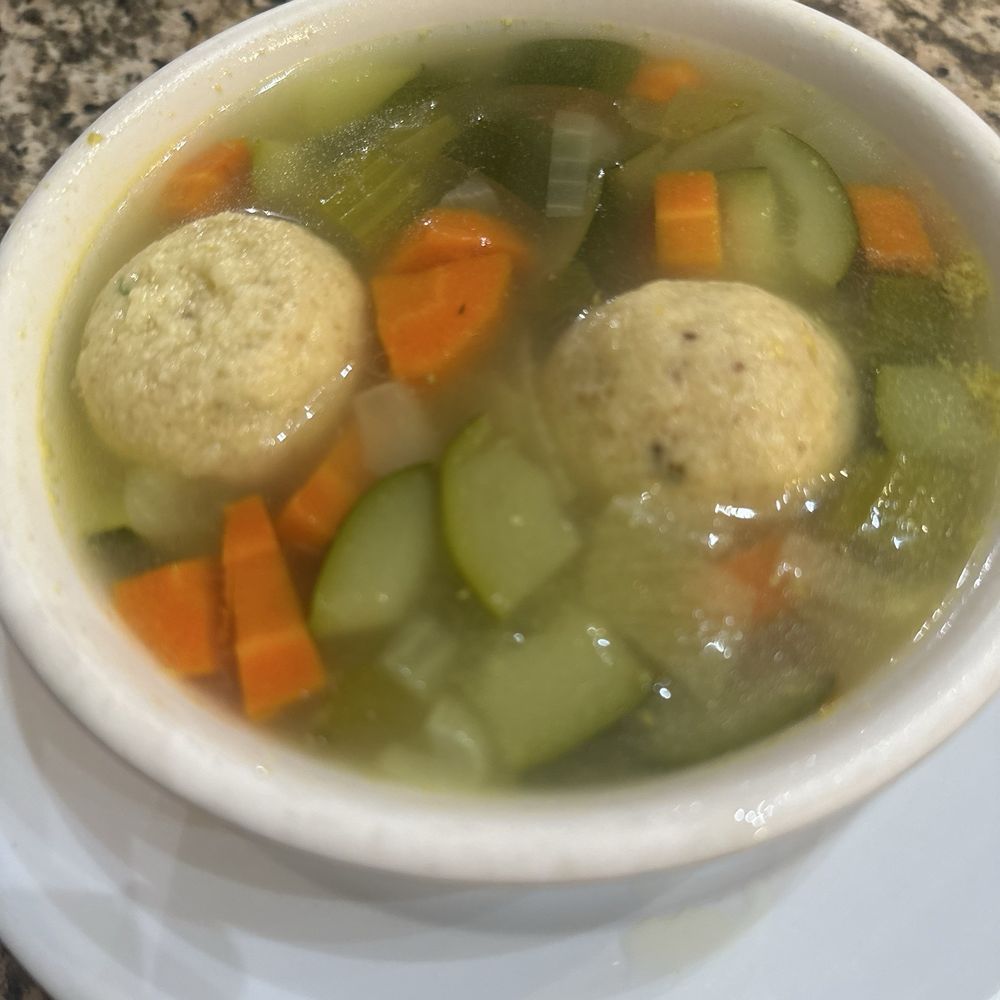 Haifa Restaurant - One of the BEST bowls of matzo ball soups in town! - Kosher Near Me - Los Angeles, California