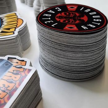 Legend Graphics - We love printing and cutting die cut stickers. - Printing Services Near Me