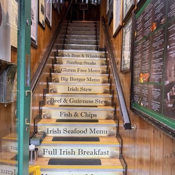 The Old Mill Restaurant - Stairs leading to upstairs restaurant - Seafood Near Me - Dublin, D The Old Mill Restaurant - Stairs leading to upstairs restaurant - Seafood Near Me - Dublin, D