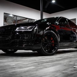 Ceramic Pro of San Fernando Valley - 2016 AUDI A6 finished with blackout package, Caliper paint and Lifetime Ceramic pro