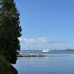 Rushbrook Trail - Small boat dock near the start of the trail