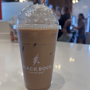 Black Rock Coffee Bar - Blackout Iced Latte - Coffee & Tea Near Me - Katy, Texas