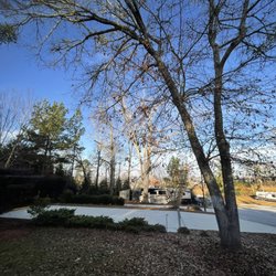 Lake Greenwood Motorcoach Resort - Lot view.