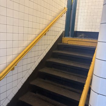 New York Transit Museum - Stairs to women's bathroom - Museums Near Me - Brooklyn, New York