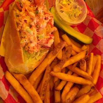 Barking Crab - Lobster roll with fries - Seafood Near Me - Boston, Massachusetts