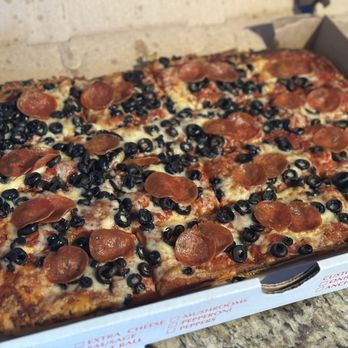 Twin's Pizza - Pepperoni cheese and olives - Pizza Near Me - North Providence, Rhode Island Twin's Pizza - Pepperoni cheese and olives - Pizza Near Me - North Providence, Rhode Island