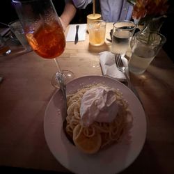 Gersi - Spaghetti al Limone with Aperol Spritz