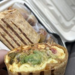 Toasters - I got the spicy chicken Breakfast Burrito.