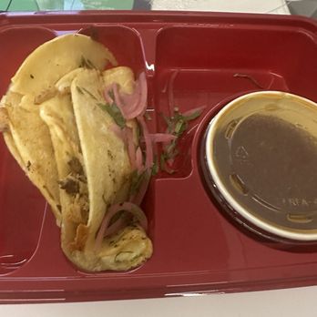 Velvet Taco - Quesa Birria Duo with broth instead of consommé Look at my onions & cilantro.... Exactly, you almost missed it! Was this a kid's meal? - Tacos Near Me - The Woodlands, Texas Velvet Taco - Quesa Birria Duo with broth instead of consommé Look at my onions & cilantro.... Exactly, you almost missed it! Was this a kid's meal? - Tacos Near Me - The Woodlands, Texas