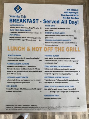 Menu photo 3 Yummies Cafe Riverdale, GA Menu photo 3 Yummies Cafe Riverdale, GA
