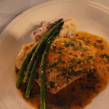 Estimes Cafe - Red Snapper, Mashed Potatoes, Asparagus - Breakfast & Brunch Near Me - Colonia, New Jersey