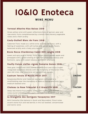 Menu photo 7 10&10 Enoteca Tampa, FL Menu photo 7 10&10 Enoteca Tampa, FL