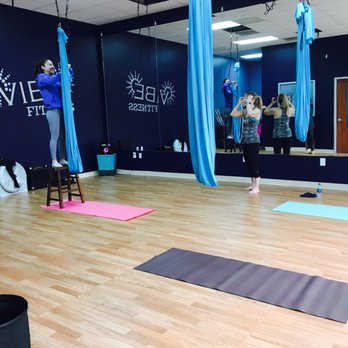 Vibe Fitness - Prepping the silks for Aerial Fusion! - Trainers Near Me - Katy, Texas