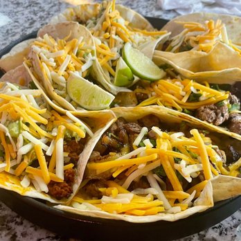 Caliente Mexican Grill - Chorizo tacos (2) , carne asada (2), adovada(2) - Mexican Near Me - Phoenix, Arizona Caliente Mexican Grill - Chorizo tacos (2) , carne asada (2), adovada(2) - Mexican Near Me - Phoenix, Arizona