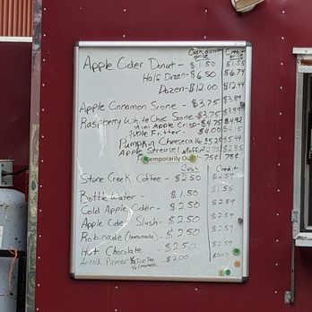 Barthel Fruit Farm - Apple treats menu - Fruits & Veggies Near Me - Mequon, Wisconsin