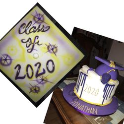 Be Sweet Cakes - My nephew's cap and cake
