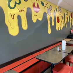 Bench seating is tough on the tush.