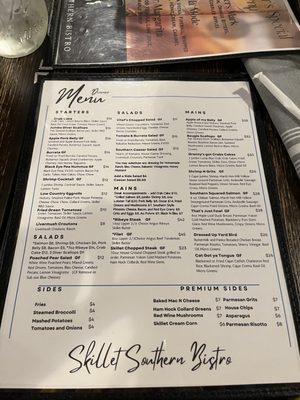 Menu photo 2 Skillet Southern Bistro Cramerton, NC