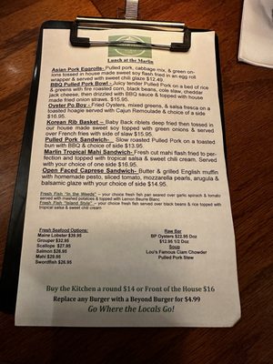 Menu photo 8 Green Marlin Restaurant And Bar Vero Beach, FL Menu photo 8 Green Marlin Restaurant And Bar Vero Beach, FL