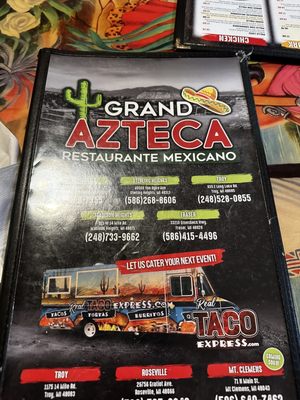 Menu photo 6 Grand Azteca Madison Heights, MI