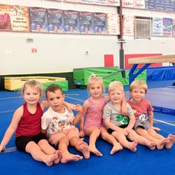 Powerhouse Gymnastics - Mother's Day Out during structured gymnastics