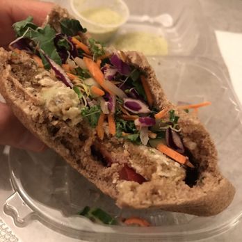 Sproutz - Steven Vegan Whole Wheat Pita. - Salad Near Me - Sunny Isles Beach, Florida Sproutz - Steven Vegan Whole Wheat Pita. - Salad Near Me - Sunny Isles Beach, Florida
