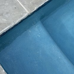 New pool plaster fading