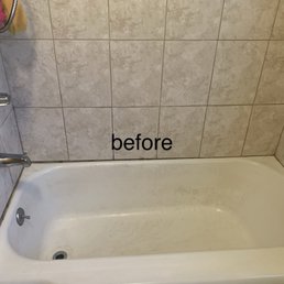 Tub before the job