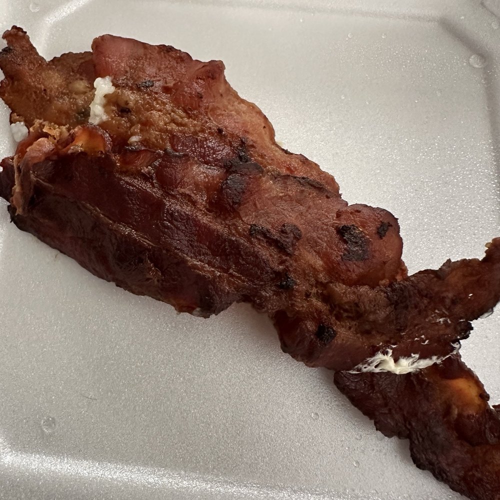 Burnt bacon Burnt bacon