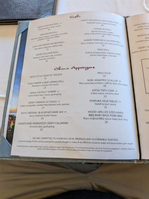 Menu photo 8 Roy's at Pebble Beach Pebble Beach, CA Menu photo 8 Roy's at Pebble Beach Pebble Beach, CA
