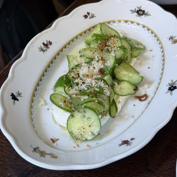 Alla Vita - Cucumber salad with cheese. Lunch special - Italian Near Me - Chicago, Illinois