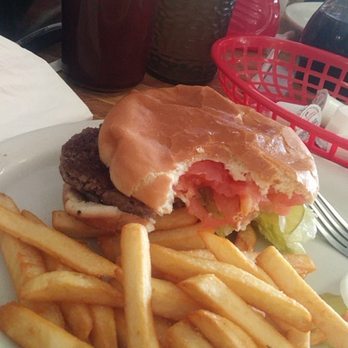 Rise and Shine - Burger and Fries. Sorry I took a bite before I took the picture LOL so hot and fresh I couldn't help myself - Breakfast & Brunch Near Me - Arlington, Texas Rise and Shine - Burger and Fries. Sorry I took a bite before I took the picture LOL so hot and fresh I couldn't help myself - Breakfast & Brunch Near Me - Arlington, Texas