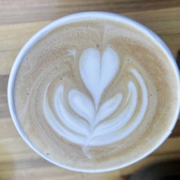 Hot Caffe Latte with Vanilla