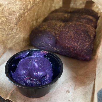 White Rice - Ube pandesal with ube butter - Filipino Near Me - San Diego, California White Rice - Ube pandesal with ube butter - Filipino Near Me - San Diego, California