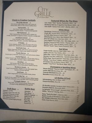 Menu photo 5 City Grille and Raw Bar Jacksonville, FL Menu photo 5 City Grille and Raw Bar Jacksonville, FL