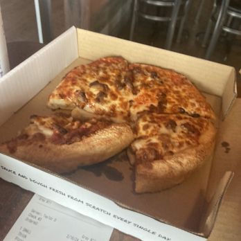 Lost Pizza Co - Individual thick crust pizza Italian sausage and pork sausage - Pizza Near Me - Collierville, Tennessee Lost Pizza Co - Individual thick crust pizza Italian sausage and pork sausage - Pizza Near Me - Collierville, Tennessee