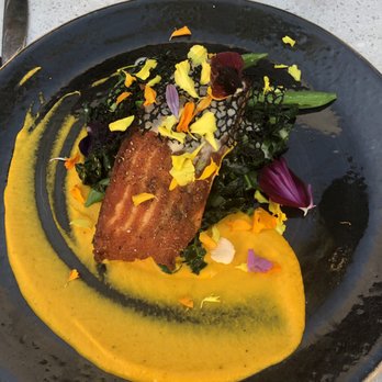 Fig 313 - Main course of salmon - way - New American Near Me - San Clemente, California