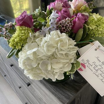 Apples to Zinnias - Floral bouquet of white, green, pink, and purple flowers - Florists Near Me - Dallas, Texas Apples to Zinnias - Floral bouquet of white, green, pink, and purple flowers - Florists Near Me - Dallas, Texas