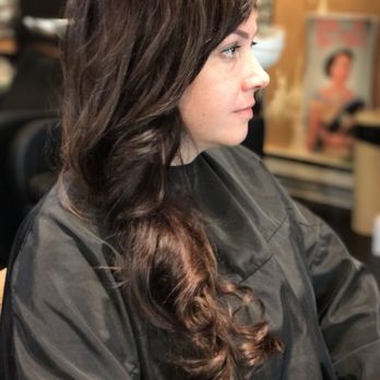 Philosophē - Rich Brunette with Long Layered Haircut - Hair Stylists Near Me - Dedham, Massachusetts Philosophē - Rich Brunette with Long Layered Haircut - Hair Stylists Near Me - Dedham, Massachusetts