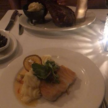 Rick's Chophouse - Porterhouse for two and sea bass - Seafood Near Me - McKinney, Texas