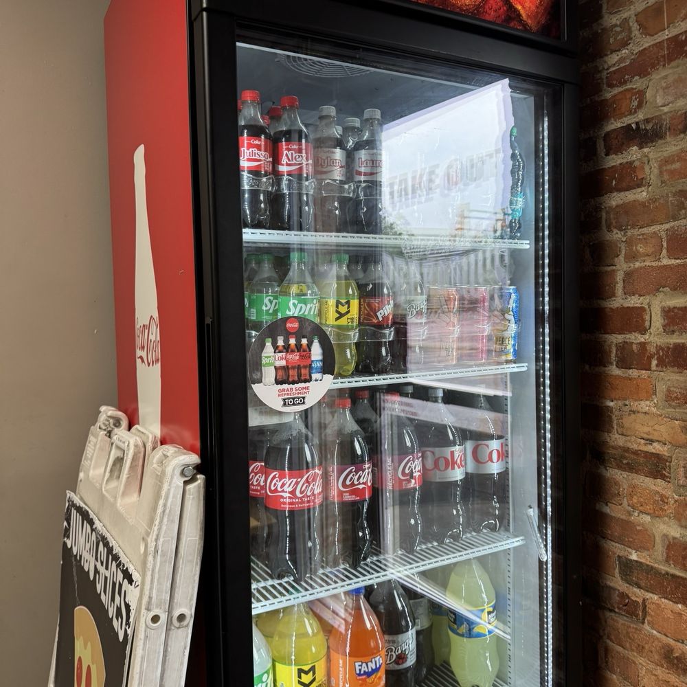 Peppino's Pizza - Drink cooler in the take out area - Pizza Near Me - Grand Rapids, Michigan Peppino's Pizza - Drink cooler in the take out area - Pizza Near Me - Grand Rapids, Michigan