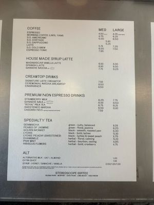 Menu photo 8 Stereoscope Newport Beach, CA Menu photo 8 Stereoscope Newport Beach, CA