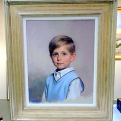 Providence Gallery - Hand guilded frame on portrait