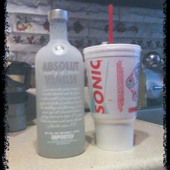 Sonic Drive-In - 75% Cranberry Limeade 25% Vanilla Absolute - Burgers Near Me - Franklin Park, Illinois