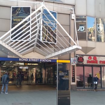Bond Street Underground Station - Entrance - Train Stations Near Me - London, XGL