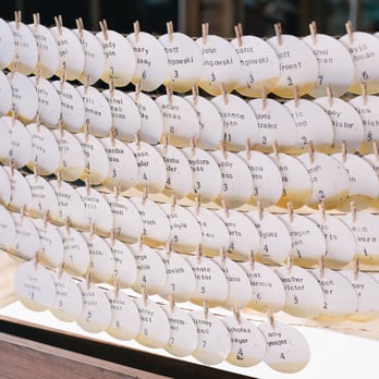 Cause We Can Events - Seating chart - designed and made by Gabby - Wedding Planning Near Me