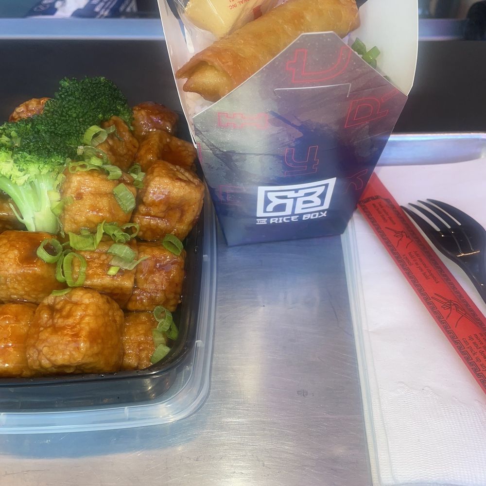 The Rice Box - General tso tofu - Chinese Near Me - Houston, Texas